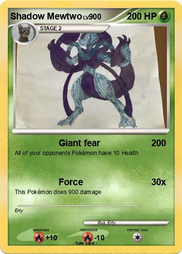 Pokemon Shadow Mewtwo