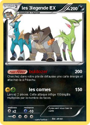 Pokemon les 3legende EX