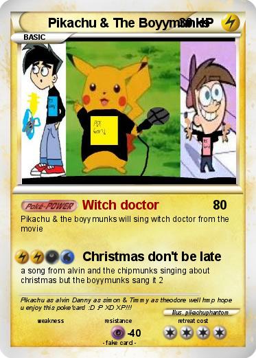 Pokemon Pikachu & The Boyymunks