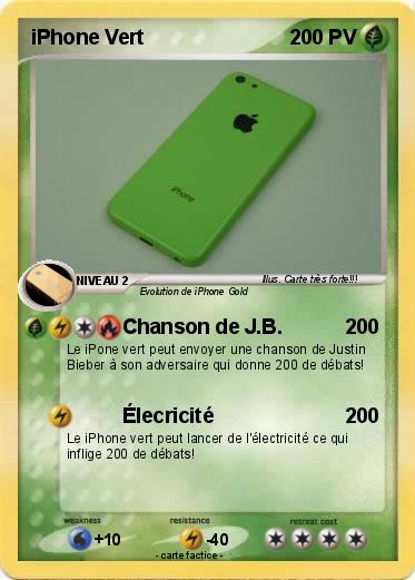 Pokemon iPhone Vert