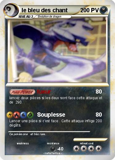 Pokemon le bleu des chant