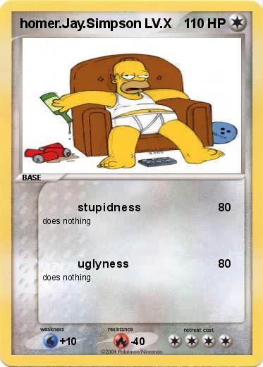 Pokemon homer.Jay.Simpson LV.X