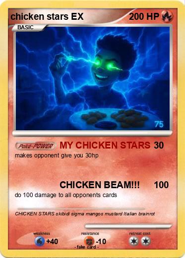 Pokemon chicken stars EX