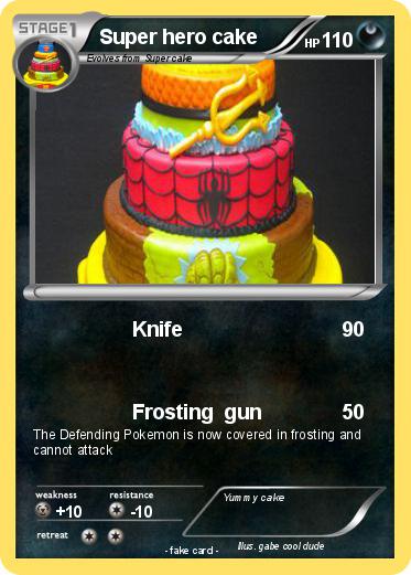 Pokemon Super hero cake