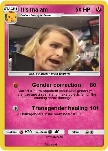 Pokemon It’s ma’am