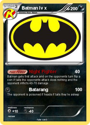Pokemon Batman lv x