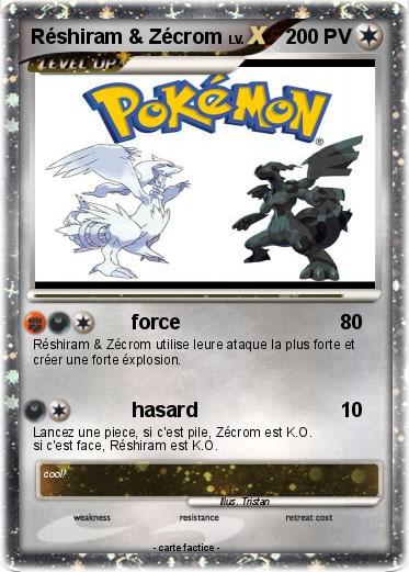 Pokemon Réshiram & Zécrom