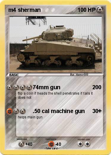 Pokemon m4 sherman