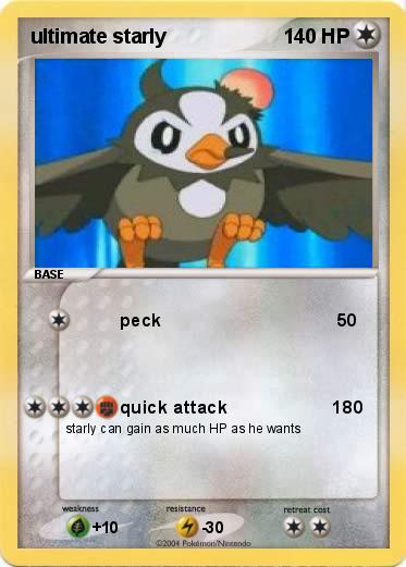 Pokemon ultimate starly