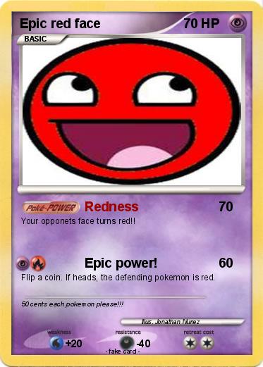 Pokemon Epic red face