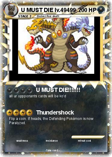 Pokemon U MUST DIE lv.49499