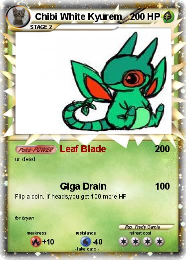 Pokemon Chibi White Kyurem