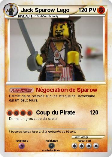 Pokemon Jack Sparow Lego