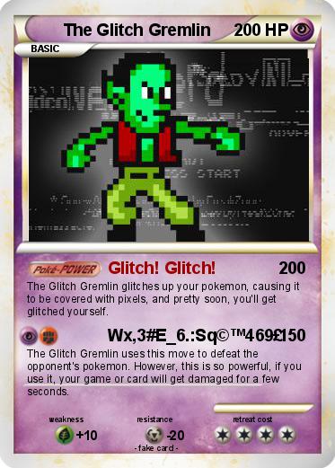 Pokemon The Glitch Gremlin
