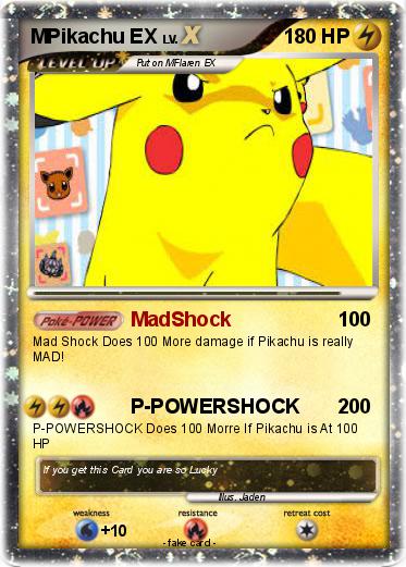 Pokemon MPikachu EX