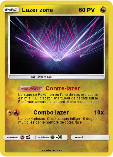Pokemon Lazer zone