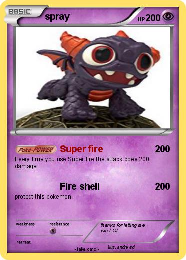 Pokemon spray