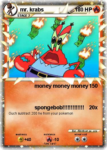 Pokemon mr. krabs