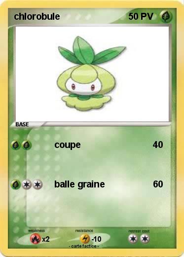Pokemon chlorobule