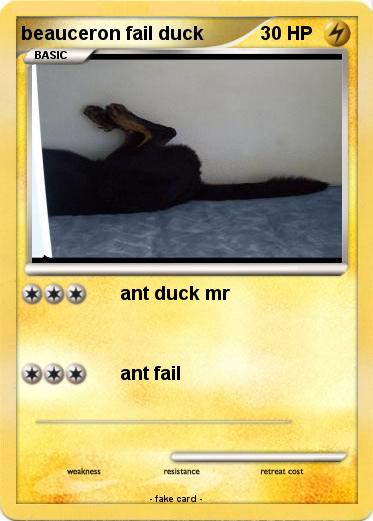 Pokemon beauceron fail duck