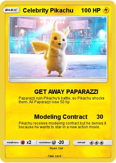 Pokemon Celebrity Pikachu