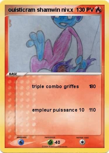 Pokemon ouisticram shamwin niv.x 