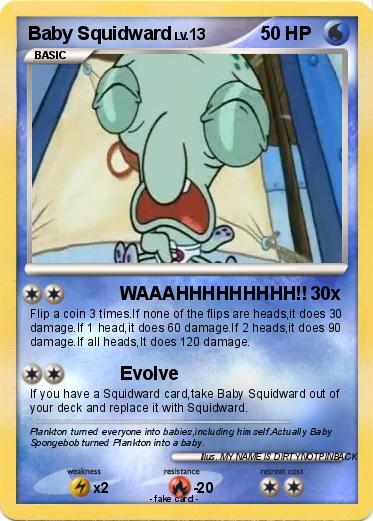 Pokemon Baby Squidward