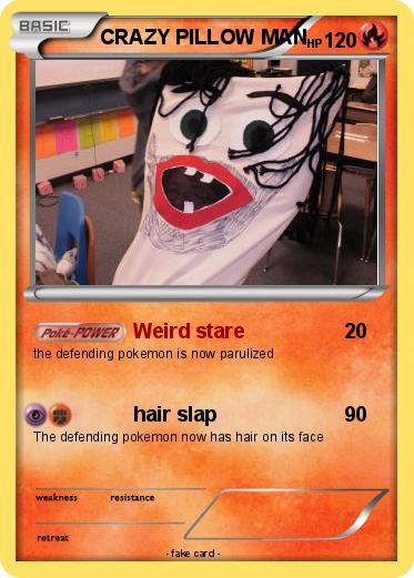 Pokemon CRAZY PILLOW MAN