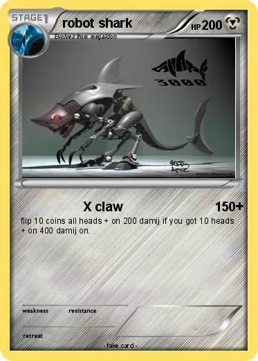 Pokemon robot shark