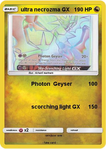 Pokemon ultra necrozma GX