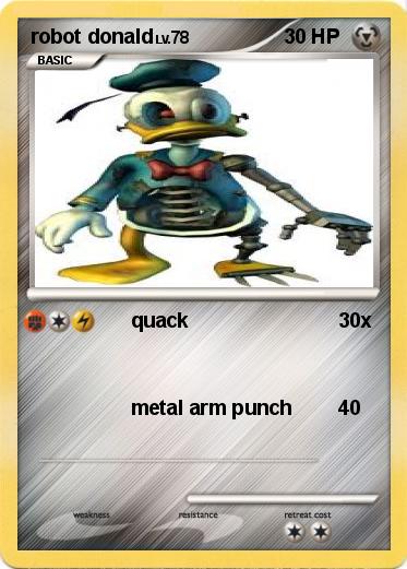 Pokemon robot donald