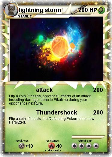 Pokemon lightning storm