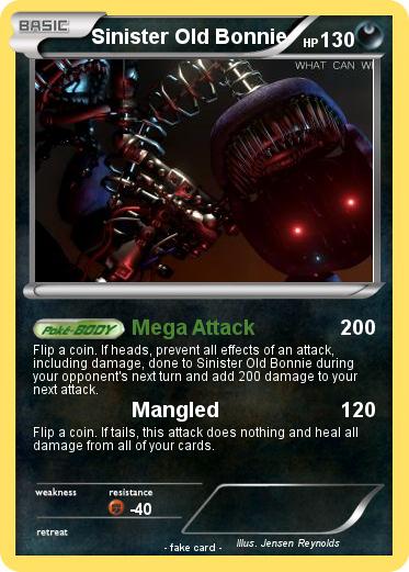 Pokemon Sinister Old Bonnie