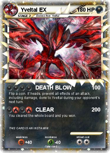 Pokemon Yveltal EX