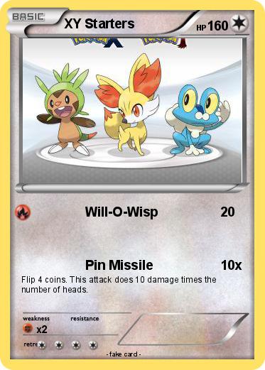 Pokemon XY Starters
