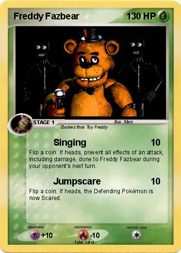 Pokemon Freddy Fazbear