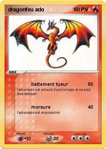 Pokemon dragonfeu ado