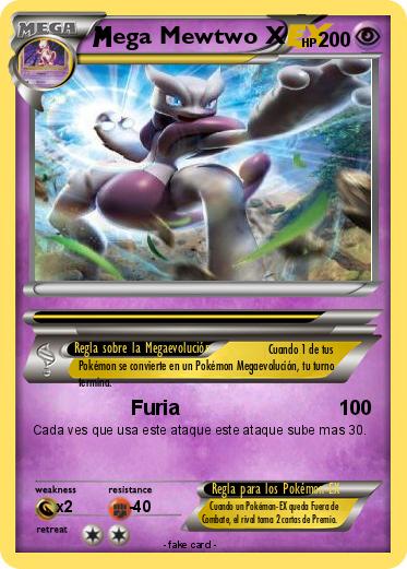 Pokemon ega Mewtwo X