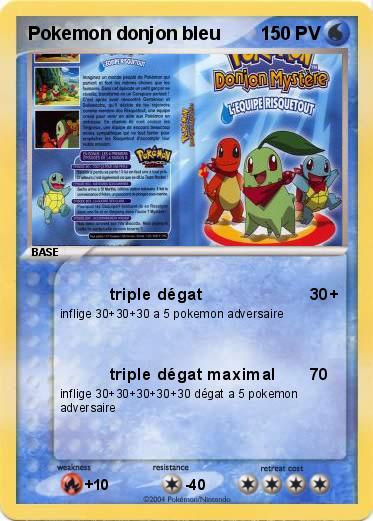 Pokemon Pokemon donjon bleu