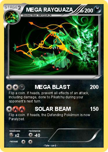 Pokemon MEGA RAYQUAZA
