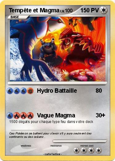 Pokemon Tempête et Magma