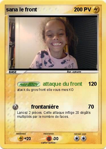 Pokemon sana le front