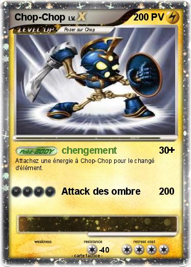 Pokemon Chop-Chop