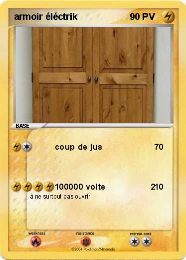 Pokemon armoir éléctrik