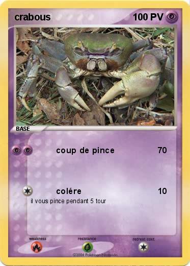 Pokemon crabous
