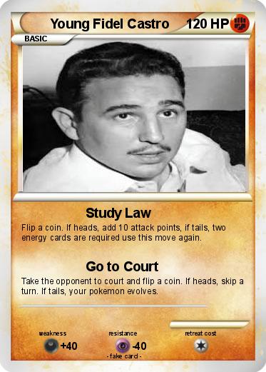 Pokemon Young Fidel Castro