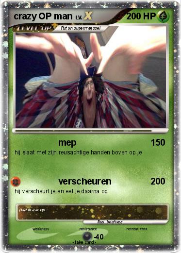 Pokemon crazy OP man