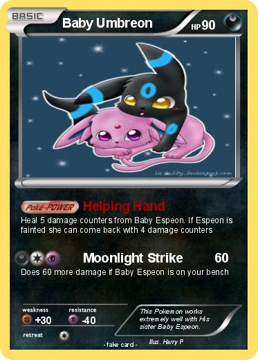 Pokemon Baby Umbreon