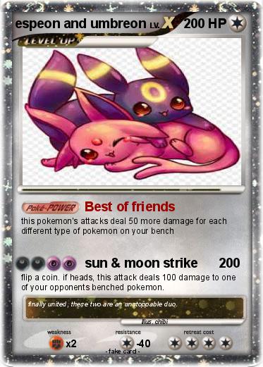 Pokemon espeon and umbreon