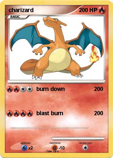 Pokemon charizard